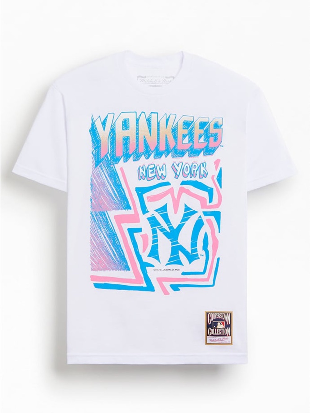 Mitchell & Ness / PACSUN /// Men’s Sidewalk Sketch NY Yankees T-Shirt *NWT*